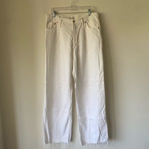 Zara White Jeans